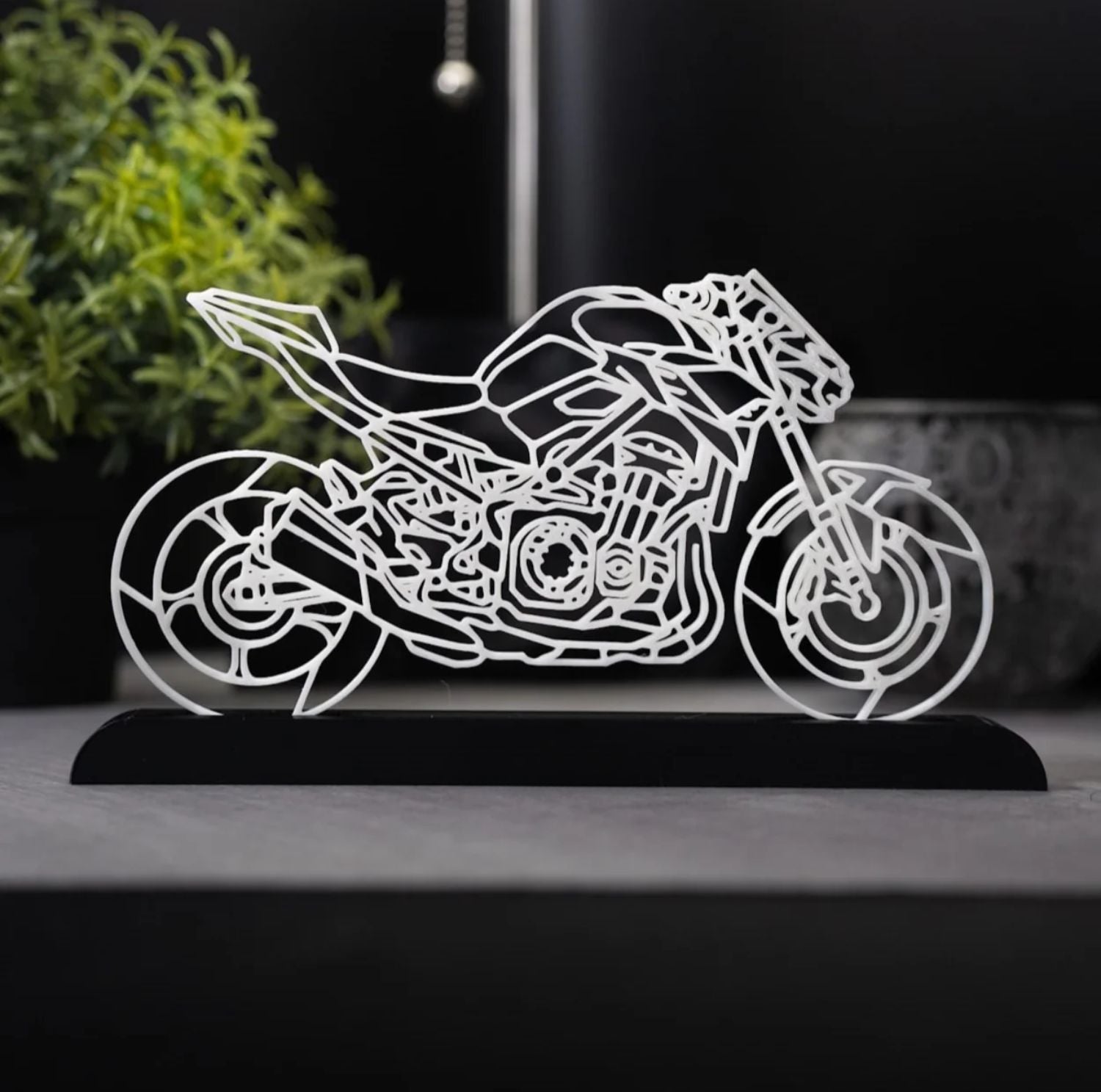 Serenosole™ MotoVibe Motorcycle Figure | Sleek, high-quality piece that’ll make any biker’s heart race | Perfect Bike Figurine 2024